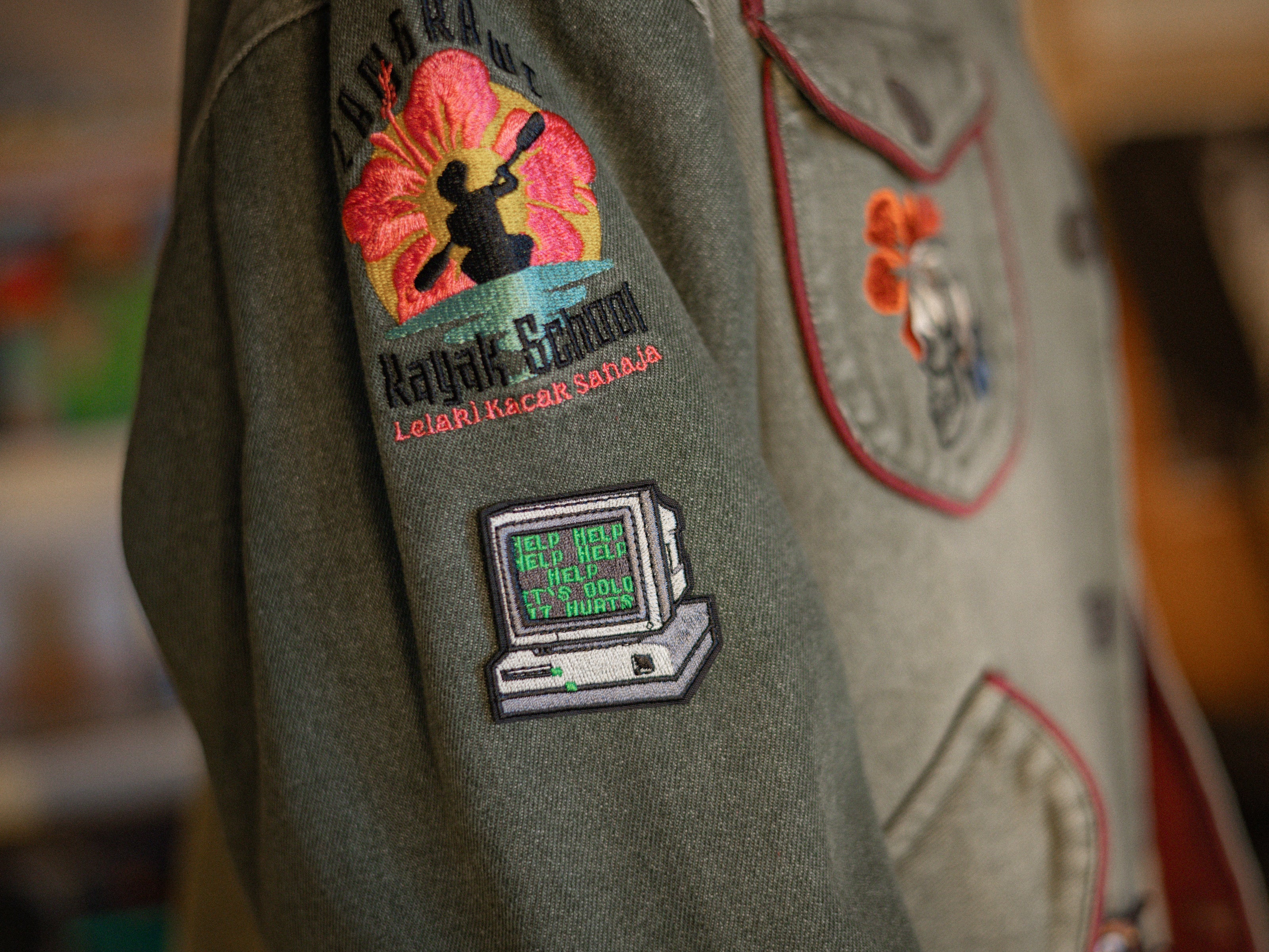 It's Cold. It hurts.  // Iron On Patch