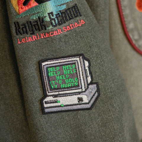 It's Cold. It hurts.  // Iron On Patch