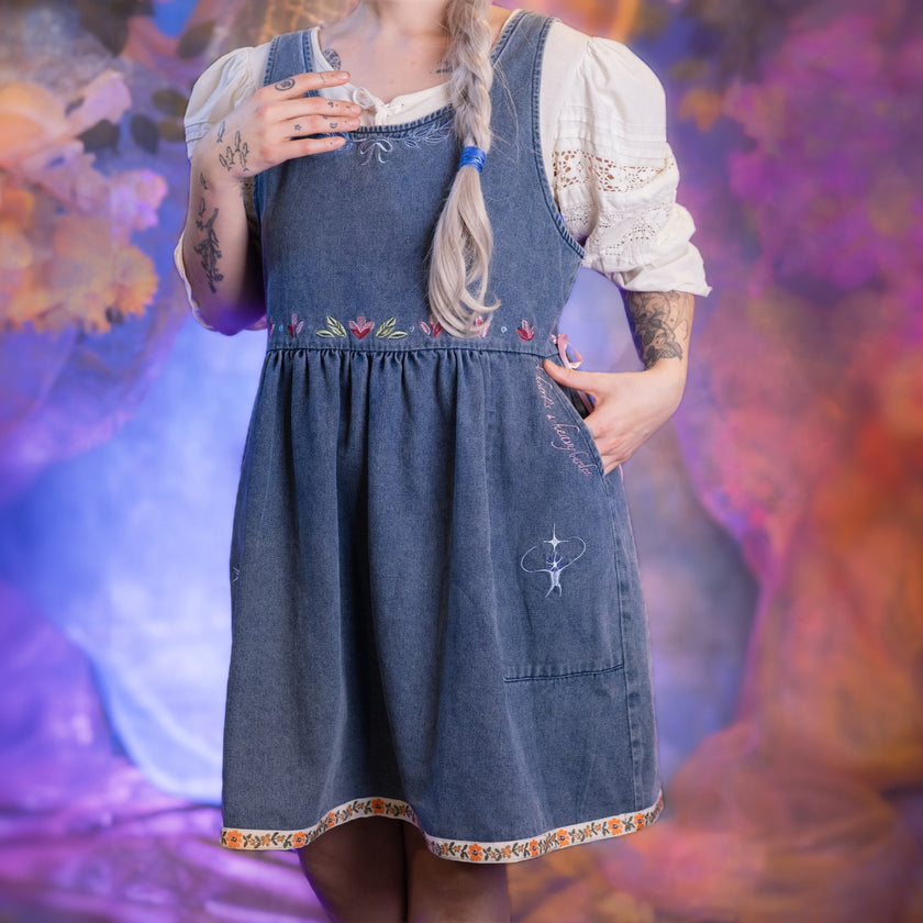Sweetheart Pinafore Dress