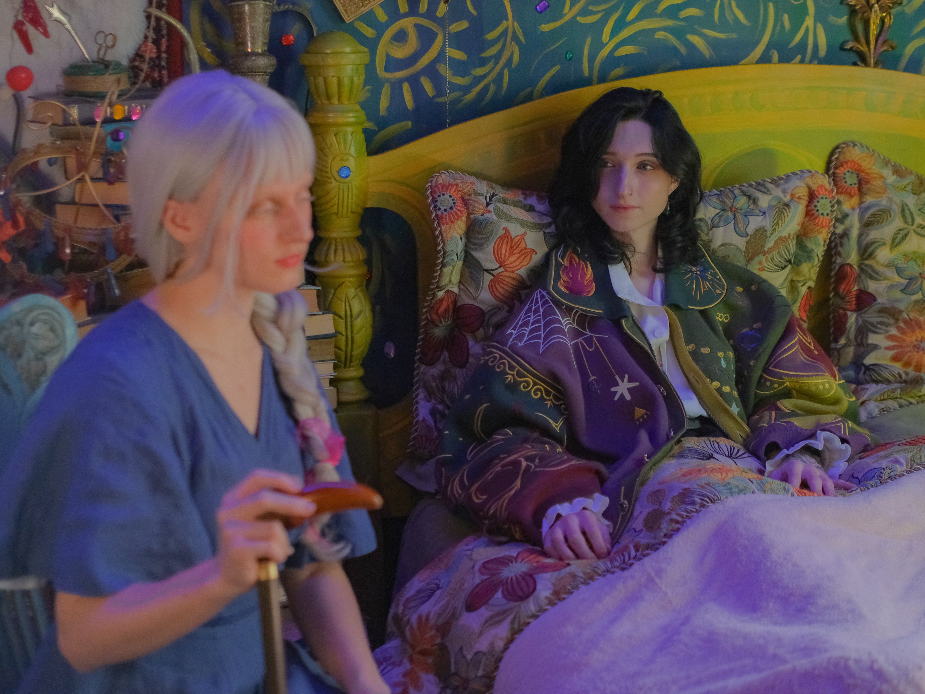 The Wizard of Trinkets and Chaos // Embroidered Cardigan