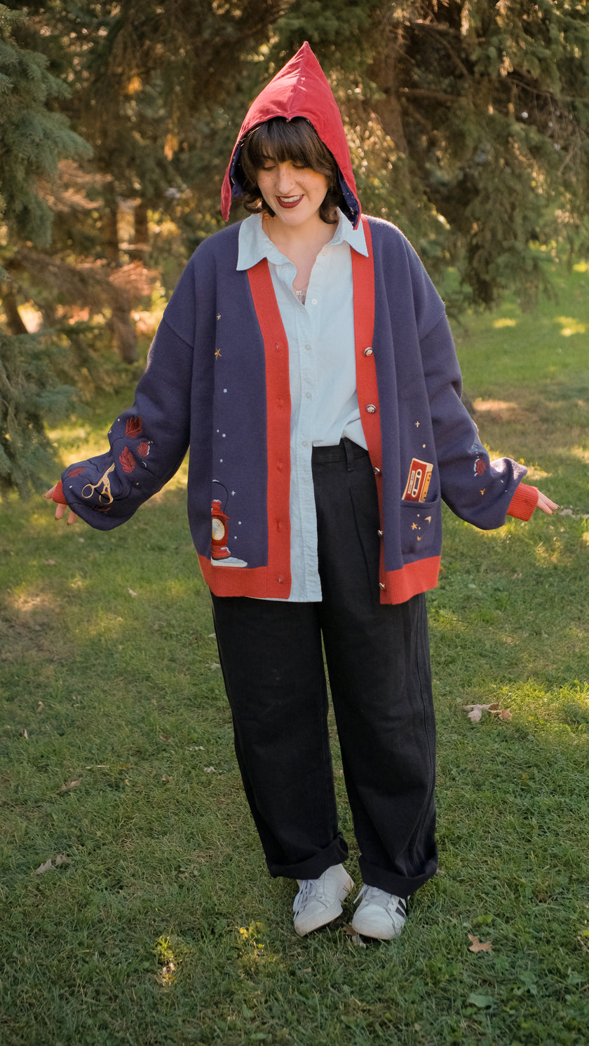 Big Brother // Embroidered Cardigan