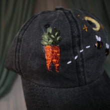 Load image into Gallery viewer, Carrot Top // Faded Black Dad Cap
