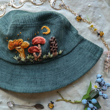 Load image into Gallery viewer, Patron Hat: Food from the Forest // Kale Bucket Hat
