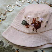Load image into Gallery viewer, Nutkin&#39;s Tale // Cream Tea Bucket Hat
