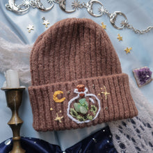 Load image into Gallery viewer, Crystal Collector: Jade // on Cocoa - Chunky Beanie
