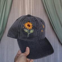 Load image into Gallery viewer, Sunny Days Ahead  // Faded Black Dad Cap
