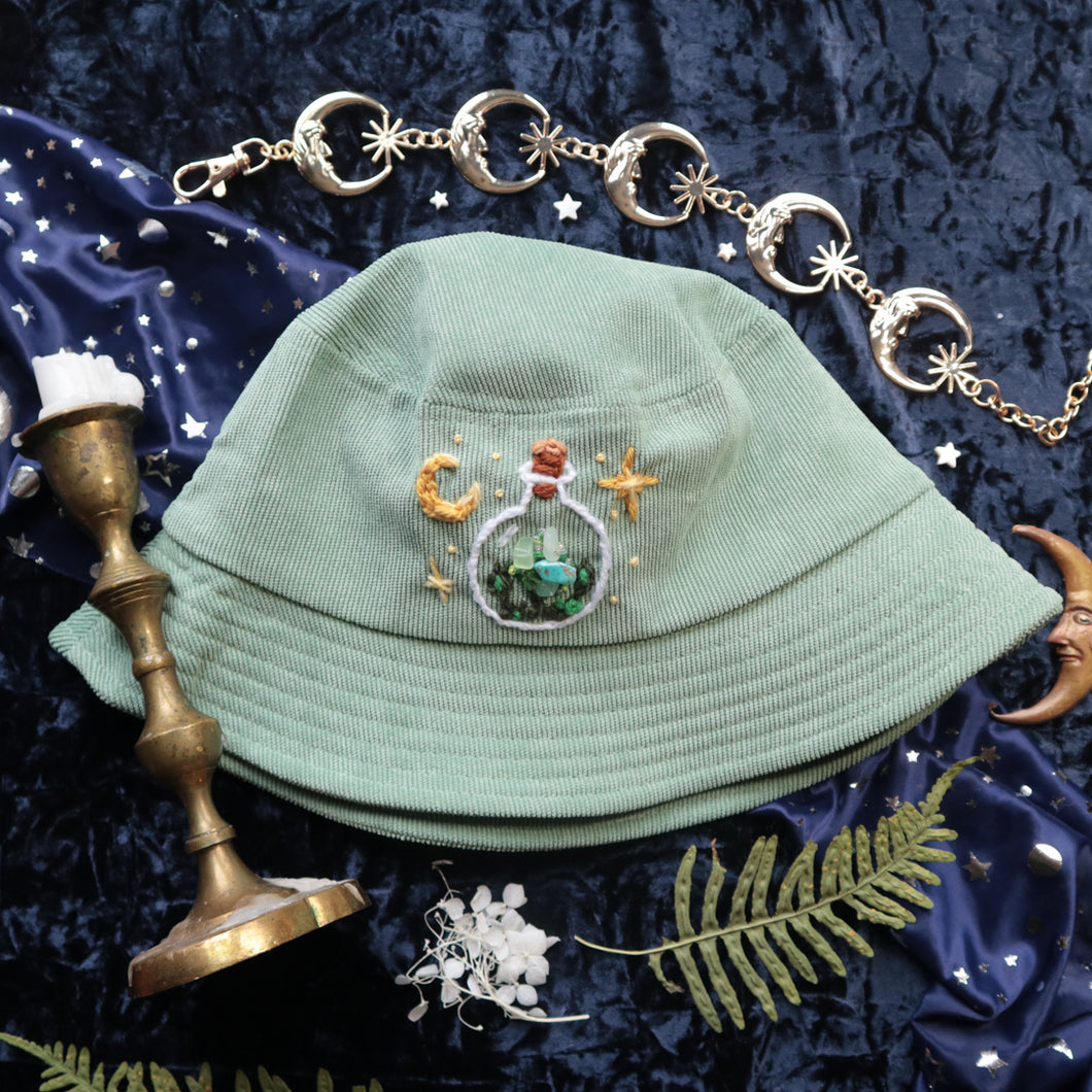 The Crystal Collector: Turquoise // Bucket Hat