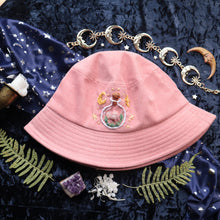 Load image into Gallery viewer, The Crystal Collector: Rose Quartz // Bucket Hat
