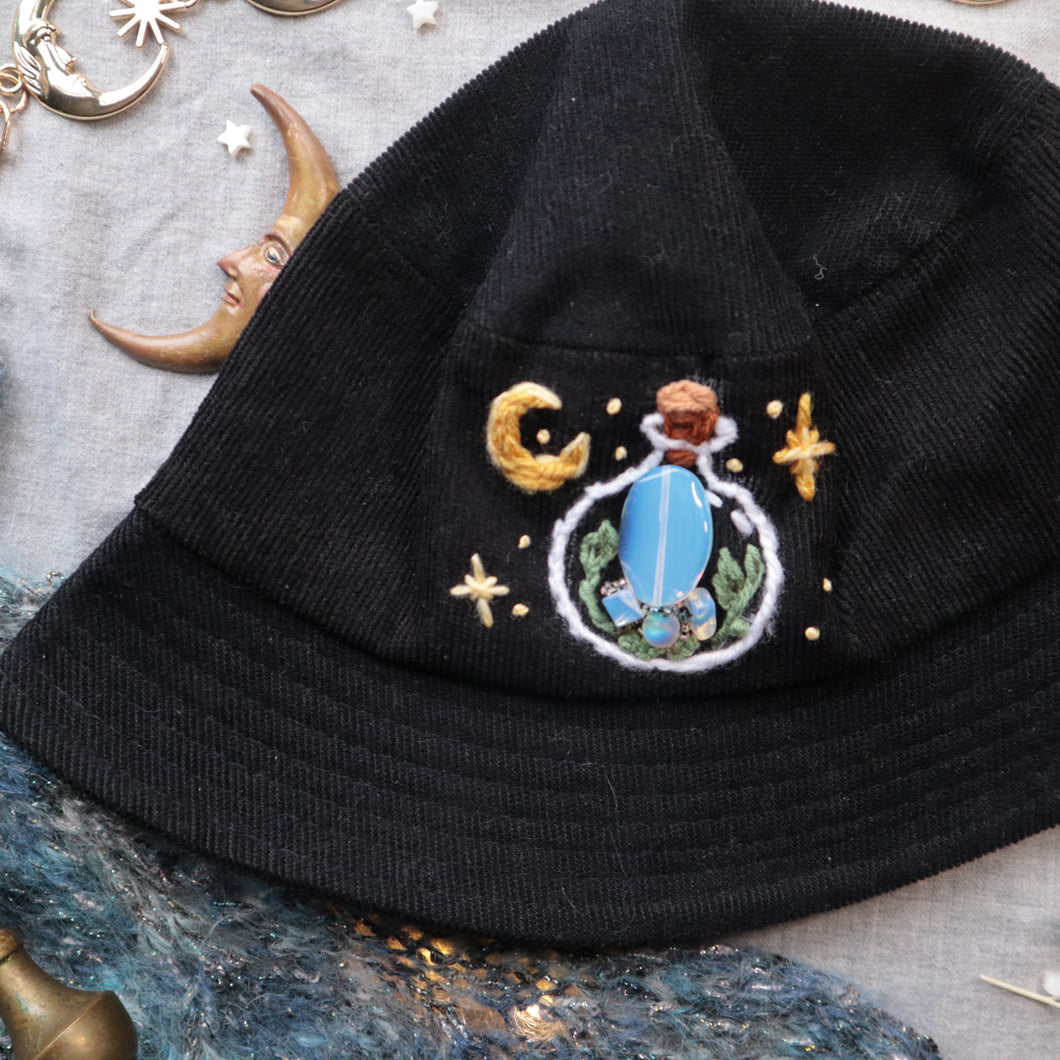 The Crystal Collector: Moonstone // Bucket Hat