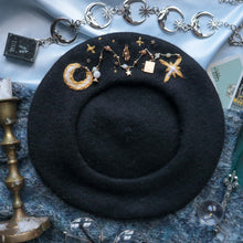 Load image into Gallery viewer, Fortune Teller // Gold Future on Spooky - Beret
