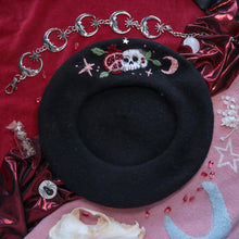 Load image into Gallery viewer, Persephone: Goddess of Spring - Underworld Beret
