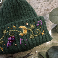 Load image into Gallery viewer, Dionysus: God of Wine &amp; Madness // Goblin Green Chunky Beanie
