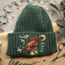 Load image into Gallery viewer, Athena: Goddess of Wisdom // Goblin Green Chunky Beanie
