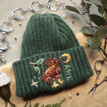 Load image into Gallery viewer, Athena: Goddess of Wisdom // Goblin Green Chunky Beanie
