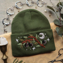 Load image into Gallery viewer, Olive Tree (ελιές) // on Moss Classic Beanie
