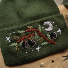 Load image into Gallery viewer, Olive Tree (ελιές) // on Moss Classic Beanie
