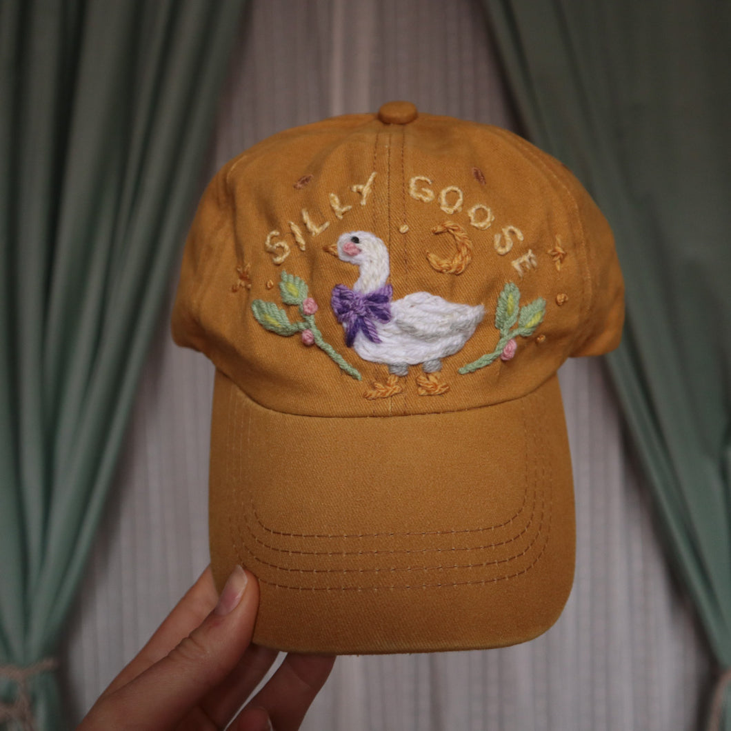 Silly Goose! // Goldenrod Dad Cap