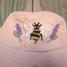 Load image into Gallery viewer, Bumble &amp; Lavender // Milk Tea Bucket Hat
