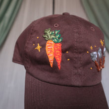 Load image into Gallery viewer, Spring Trinkets: Carrots &amp; Tools // Mulch Brown Dad Cap
