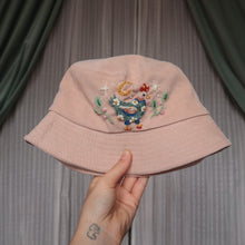 Load image into Gallery viewer, Folktale Chicken // Milk Tea Bucket Hat
