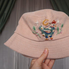 Load image into Gallery viewer, Folktale Chicken // Milk Tea Bucket Hat
