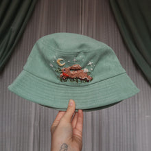 Load image into Gallery viewer, Garden Bandit! // Sage Bucket Hat
