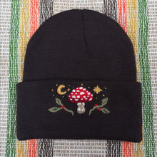 Load image into Gallery viewer, Mushroom Trinkets // Oaken Brown Classic Beanie
