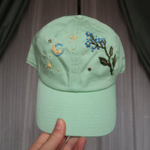 Load image into Gallery viewer, Forget-me-Nots: For Memories // Pistachio Dad Cap
