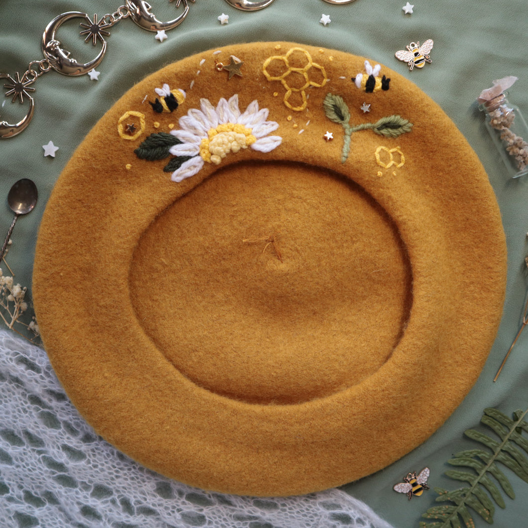 Golden Afternoons // Goldenrod Beret