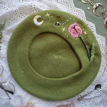 Load image into Gallery viewer, Tulips: For Perfect Love // Chartreuse Beret
