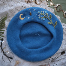 Load image into Gallery viewer, Forget-me-Nots: for Memories // Cornflower Beret
