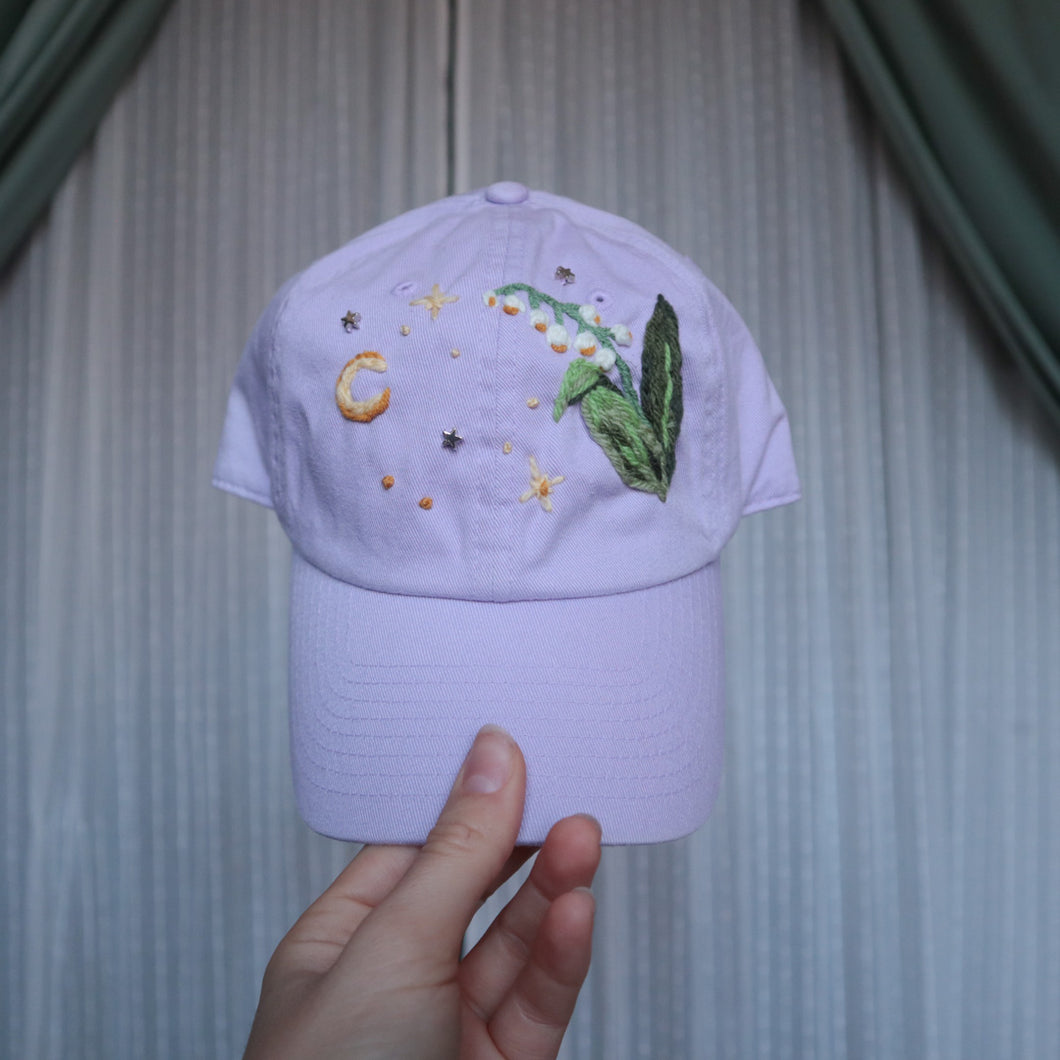 Lily of the Valley: For Happiness // Lilac Dad Cap