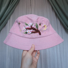 Load image into Gallery viewer, Apple Blossoms: for Preference // Rose milk Bucket Hat

