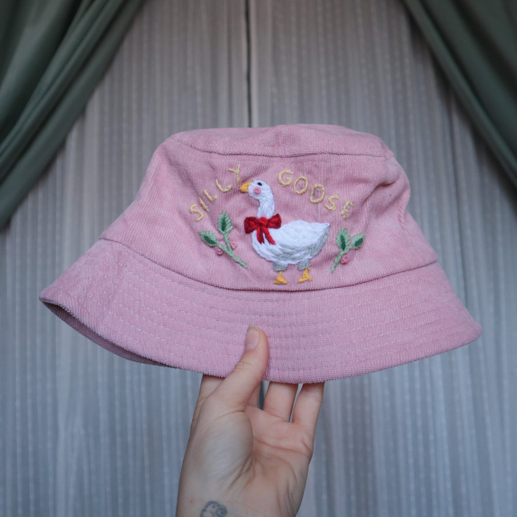 Silly Goose! // Rose Ribbon Bucket Hat