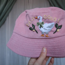 Load image into Gallery viewer, Silly Goose! // Leaf Ribbon Bucket Hat
