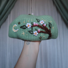 Load image into Gallery viewer, Apple Blossoms: for Preference // Sage Knit Beret
