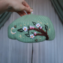 Load image into Gallery viewer, Apple Blossoms: for Preference // Sage Knit Beret
