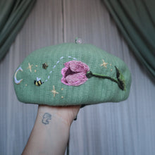 Load image into Gallery viewer, Tulips: For Perfect Love // Sage Knit Beret
