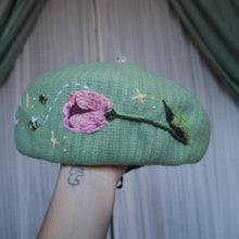 Load image into Gallery viewer, Tulips: For Perfect Love // Sage Knit Beret
