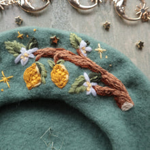 Load image into Gallery viewer, From Hesperides Garden: Lemon Tree // Sage Beret
