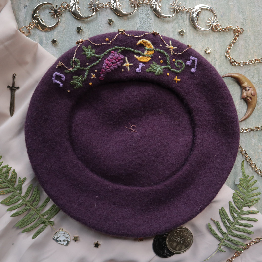 Dionysus: God of Wine & Madness // Merlot Beret