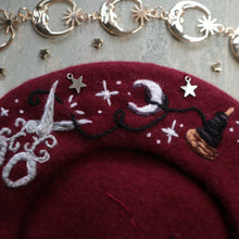 Load image into Gallery viewer, The Moirai: 3 Fates // Sanguine Beret
