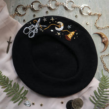 Load image into Gallery viewer, The Moirai: 3 Fates // Underworld Beret
