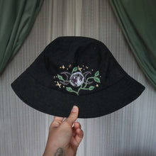 Load image into Gallery viewer, Nyx: Goddess of the Night // Sage Bucket Hat
