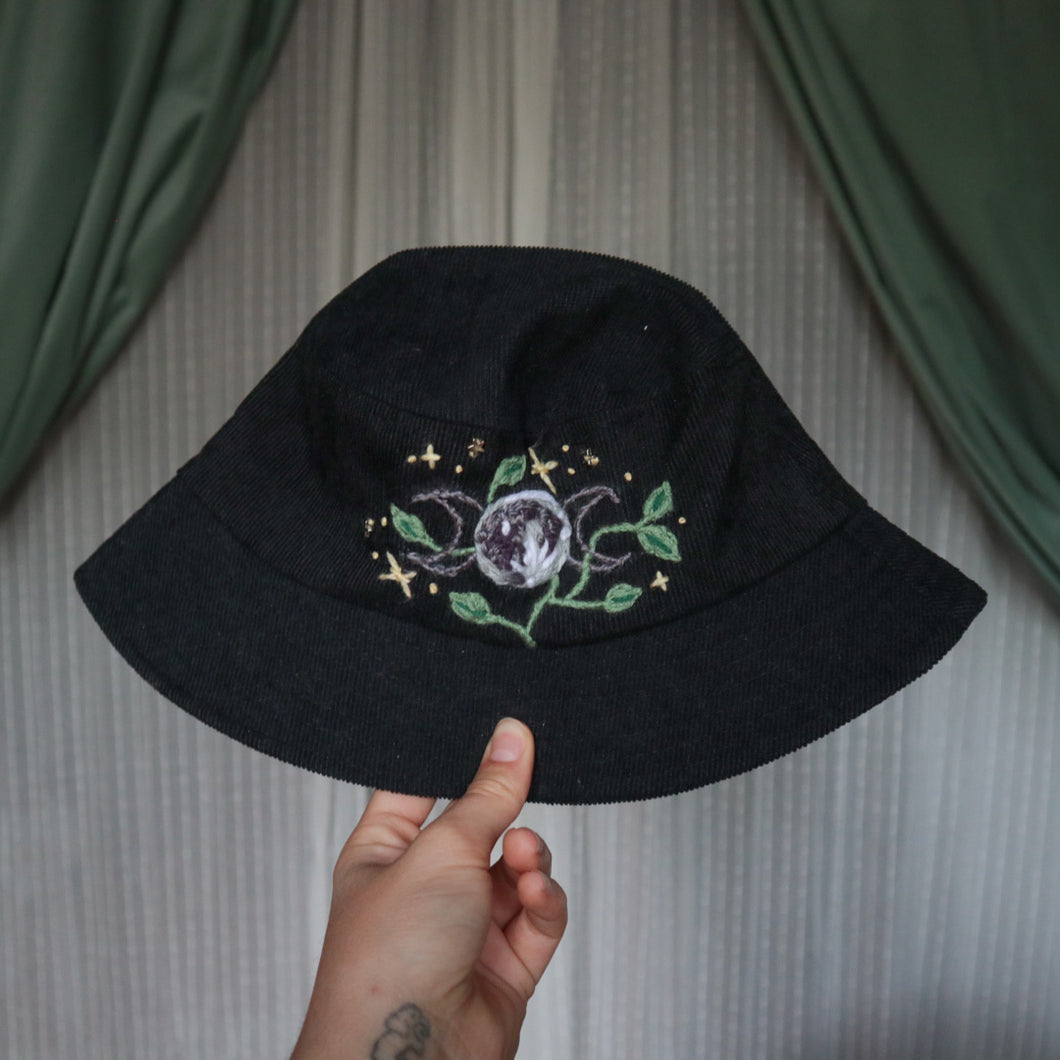 Nyx: Goddess of the Night // Sage Bucket Hat