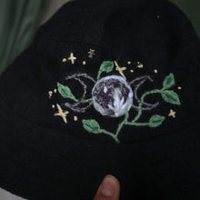 Load image into Gallery viewer, Nyx: Goddess of the Night // Sage Bucket Hat
