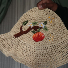 Load image into Gallery viewer, From Hesperides Garden: Orange Blossom // Ivory Sun Hat

