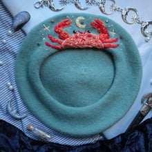 Load image into Gallery viewer, Feelin&#39; Crabby - Seafoam Beret
