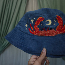 Load image into Gallery viewer, Feelin&#39; Crabby - Sailor Blue Bucket Hat

