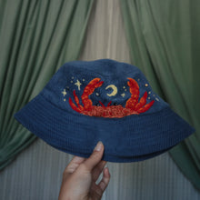 Load image into Gallery viewer, Feelin&#39; Crabby - Sailor Blue Bucket Hat
